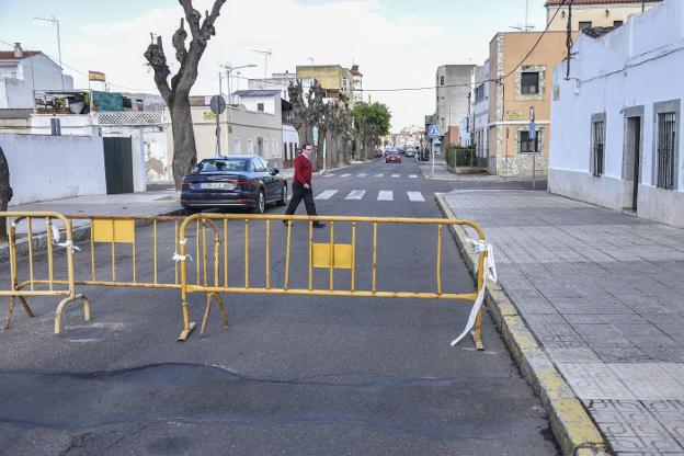 El hundimiento de la calle Porvenir obliga a modificar el recorrido de la Borriquita