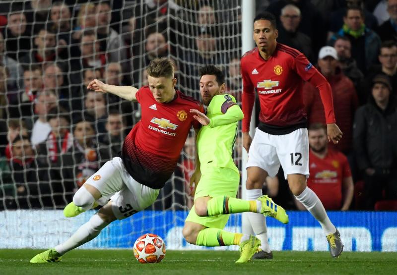 Las mejores imágenes del United-Barcelona