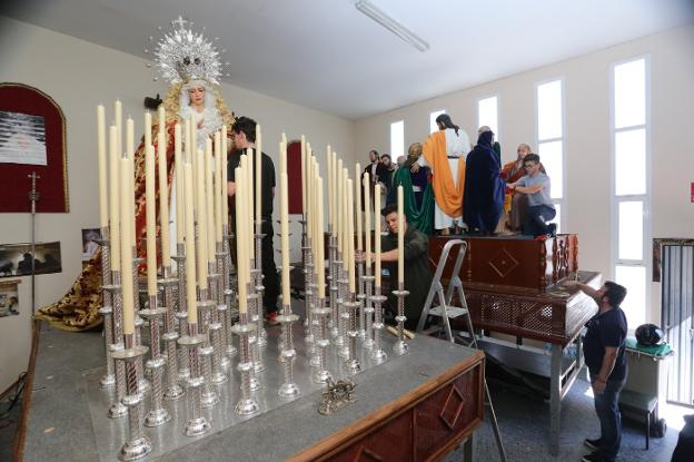 La Sagrada Cena y la Borriquita abren la Pasión de Mérida