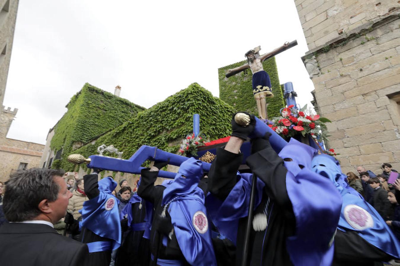 Viernes Santo en Cáceres: Procesión de la cofradía de la Expiración (conocida como hermandad de los Andaluces)