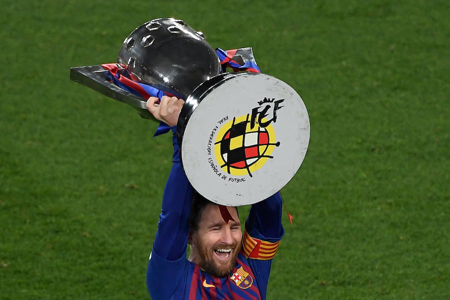 La celebración de la 26ª Liga del Barcelona