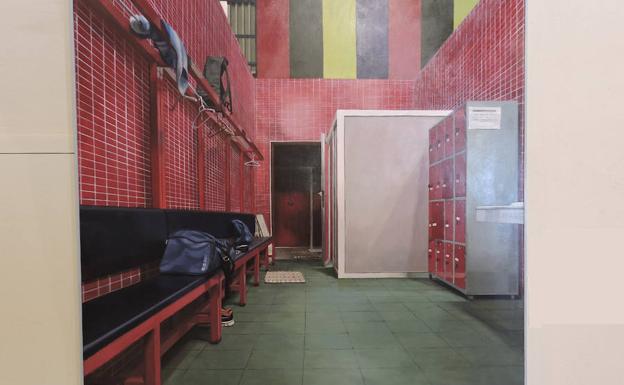 «Vestuario» premio adquisición de la 37º edición del premio internacional de pintura Eugenio Hermoso