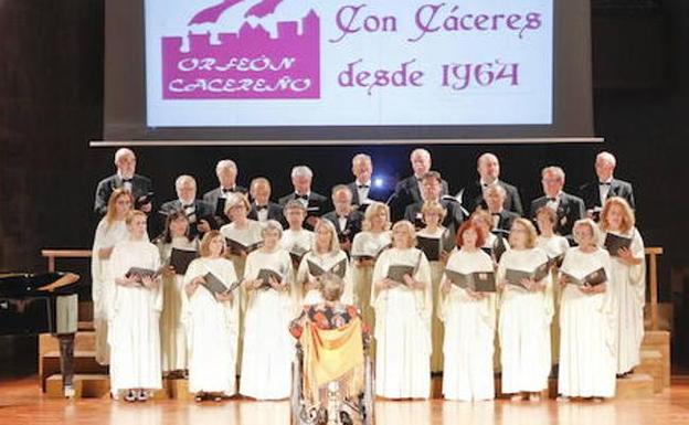 Tres corales participarán en el Concierto de Primavera del Orfeón Cacereño