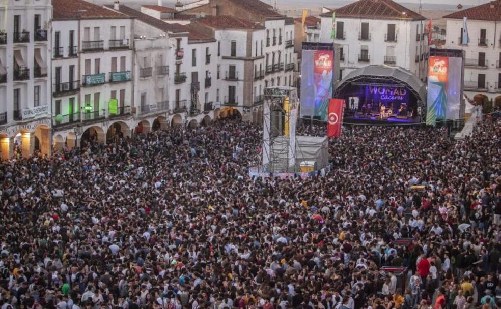 Cáceres se llena de Womad