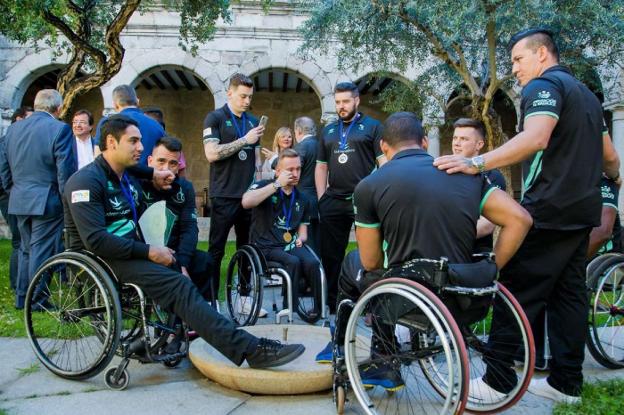 El Mideba recibe honores antes de la final four