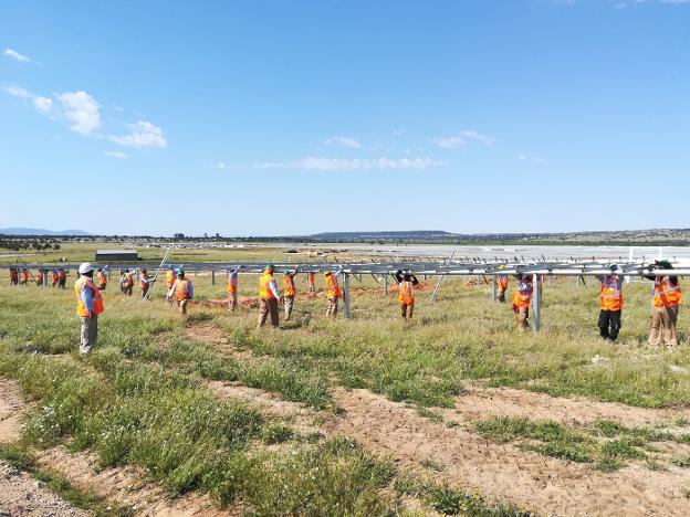 Extremadura tiene actualmente doce plantas fotovoltaicas en construcción