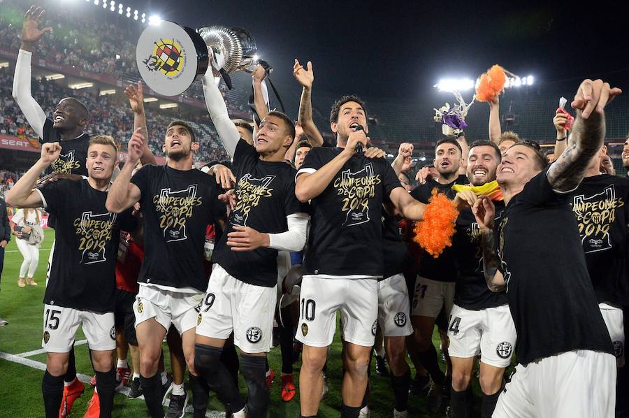 La celebración del Valencia, en imágenes