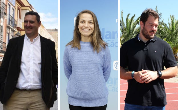 Juancho Pérez, Carla Nascimento y Javier Cienfuegos, del deporte al escaño