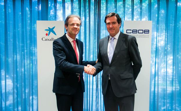 CaixaBank y la CEOE acuerdan una línea de financiación para empresas de 20.000 millones