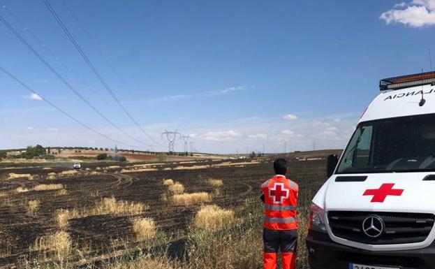 Controlado un incendio forestal de nivel 1 de peligrosidad en Calzadilla de los Barros