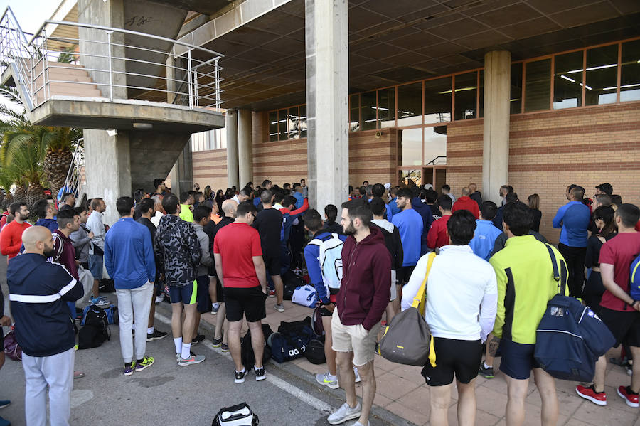 Las oposiciones para cubrir 38 plazas de la Policía Local en Badajoz han comenzado con las pruebas físicas