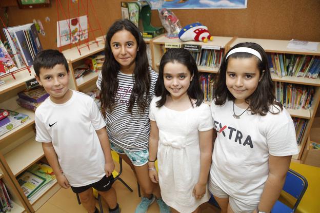 Niños lectores y frenesí de arte en el fin de curso