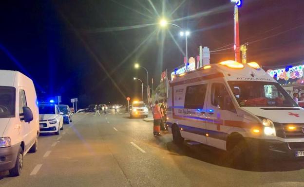 Cruz Roja realiza un quincena de asistencias durante la noche del miércoles en la Feria de Badajoz