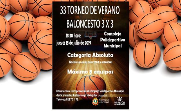 El 33 torneo de baloncesto 3x3 se celebrará en julio