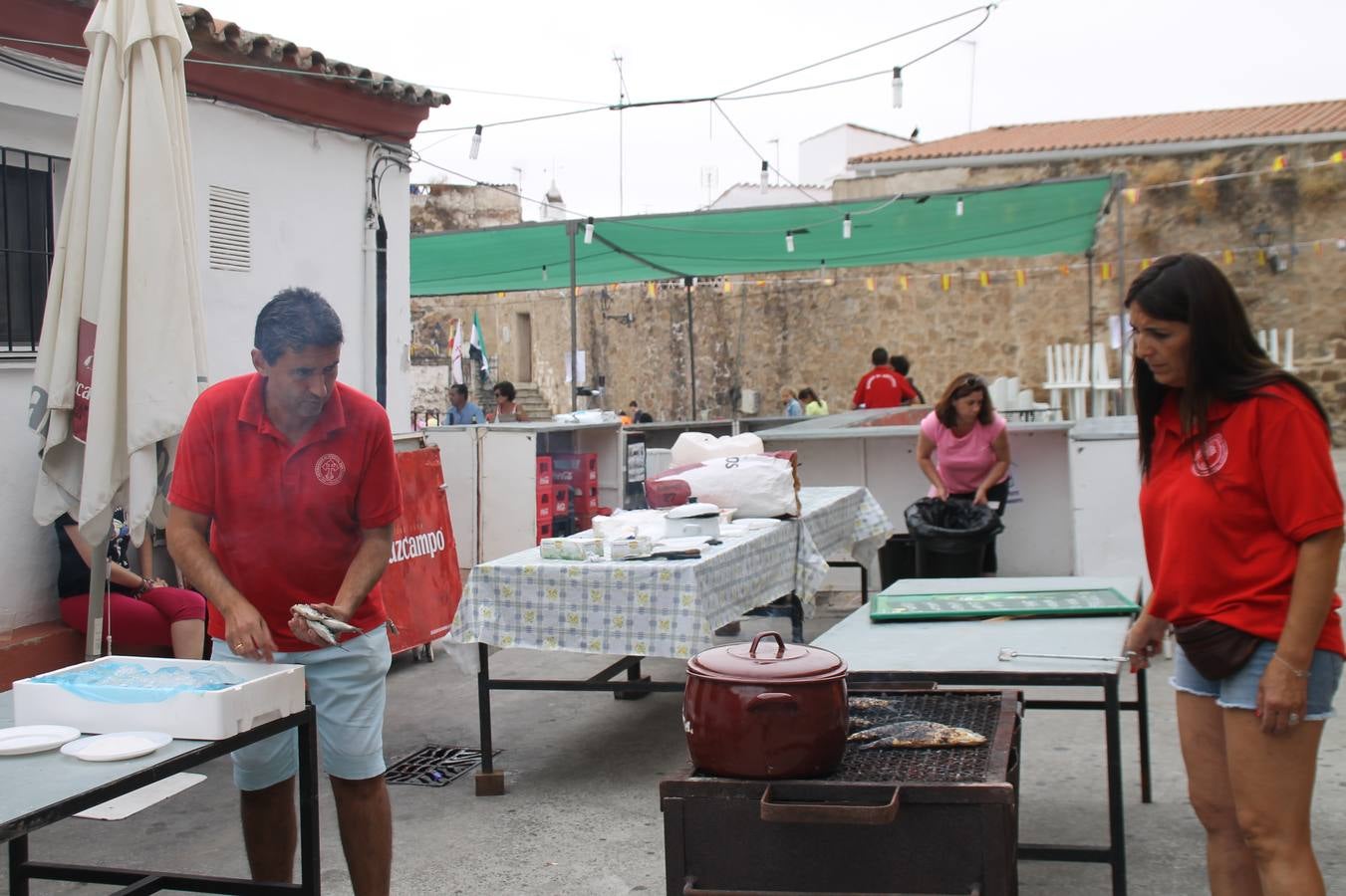Fiesta, convivencia y tradiciones en la 'velá' de Santiago