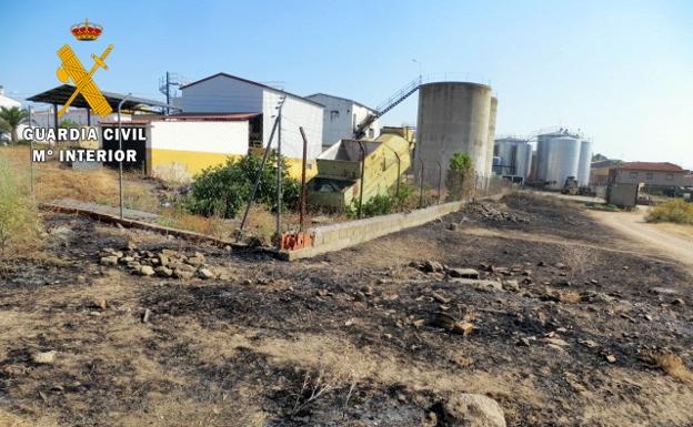 Investigan a un vecino de Lobón acusado de provocar dos incendios de forma intencionada