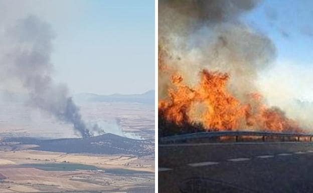 El Infoex lucha contra varios fuegos en Jaraíz, Ibahernando, Calzadilla y Logrosán