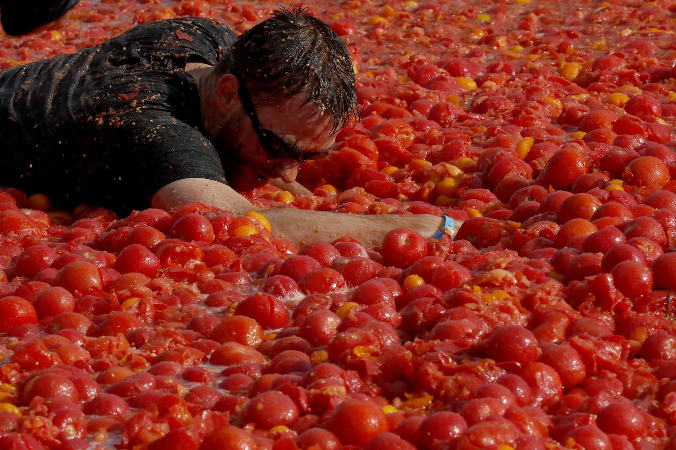 Tomatina en San Petersburgo