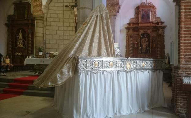 La Virgen de la Salud ya está preparada para sus fiestas