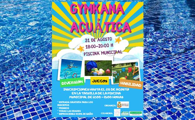 Gymkana acuática en Fregenal de la Sierra