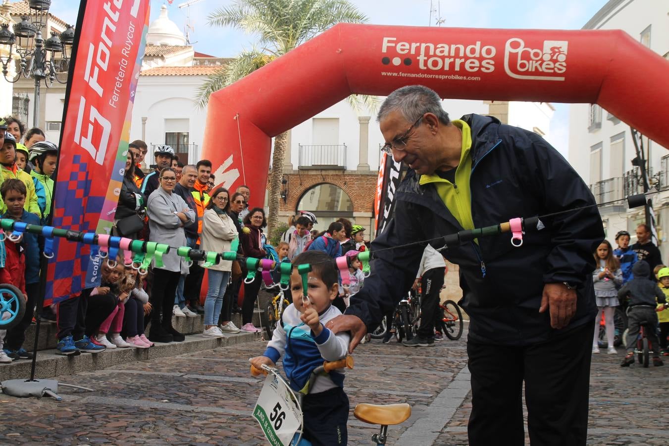 El centro de Jerez se llena de bicicletas