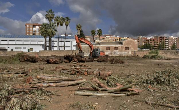 Comienzan las obras de la piscina de la margen derecha de Badajoz