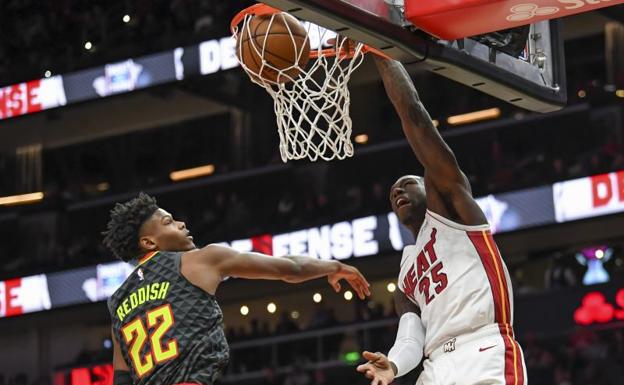 El 'rookie' Kendrick Nunn vuelve a lucirse con los Heat