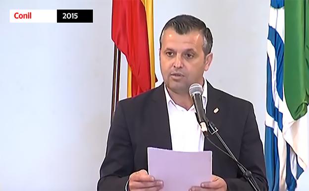 El alcalde de Villafranca (Cs) copió el discurso del regidor de Conil (IU) para su investidura
