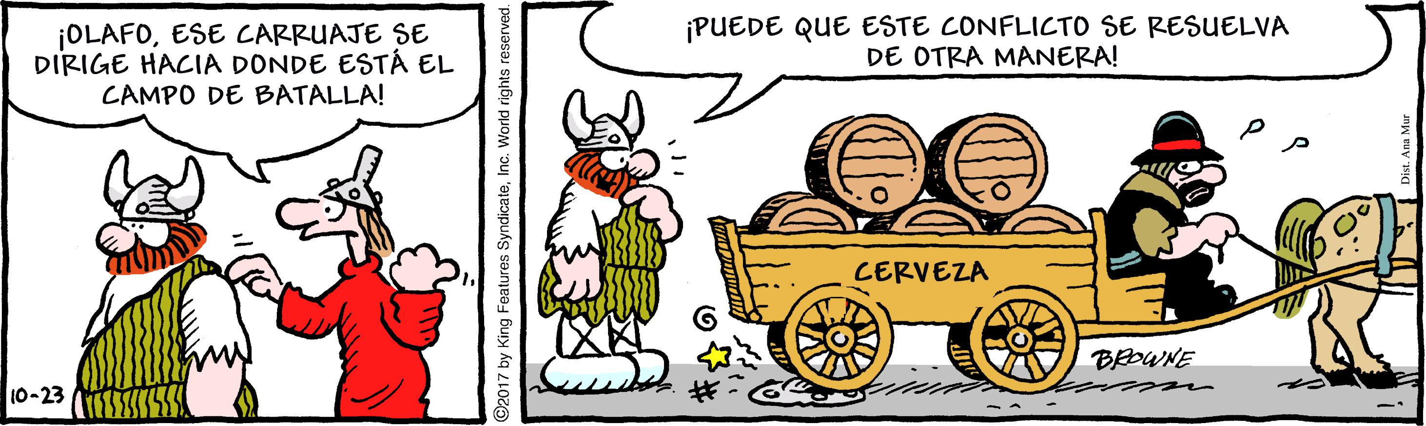La viñeta de Olaf