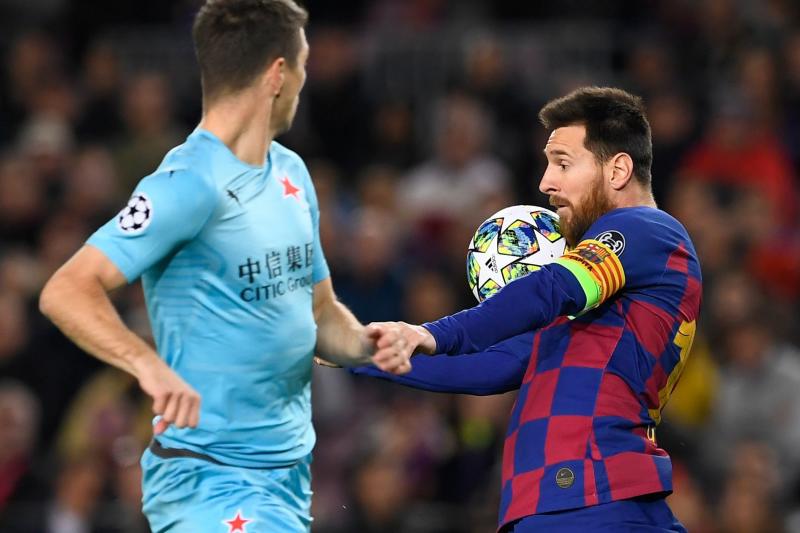 Las mejores imágenes del Barcelona-Slavia de Praga