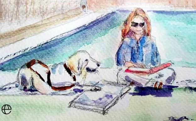 Presentación de 'La lectora ciega' en el Ateneo de Cáceres