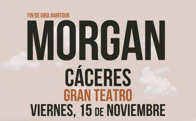 Concierto del grupo Morgan en el Gran Teatro de Cáceres