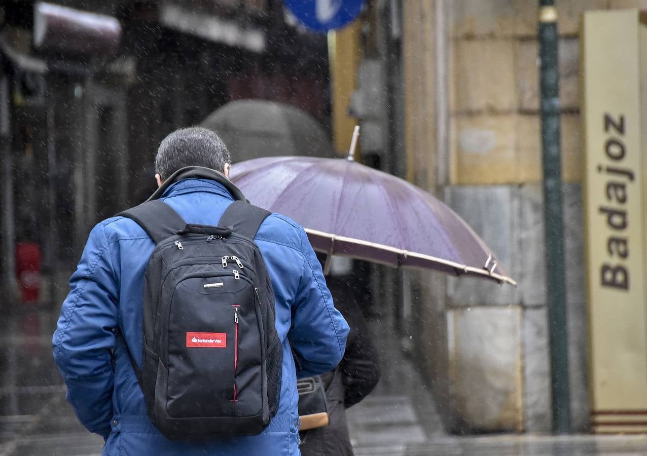 Cecilia deja lluvias generosas y fuertes rachas de viento en Extremadura