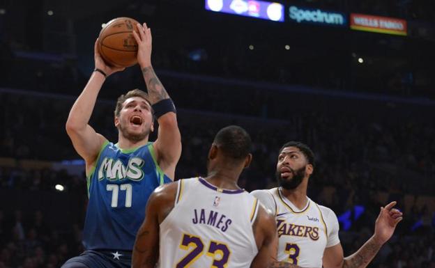 Palizas de Clippers y Raptors en otra noche mágica de Doncic