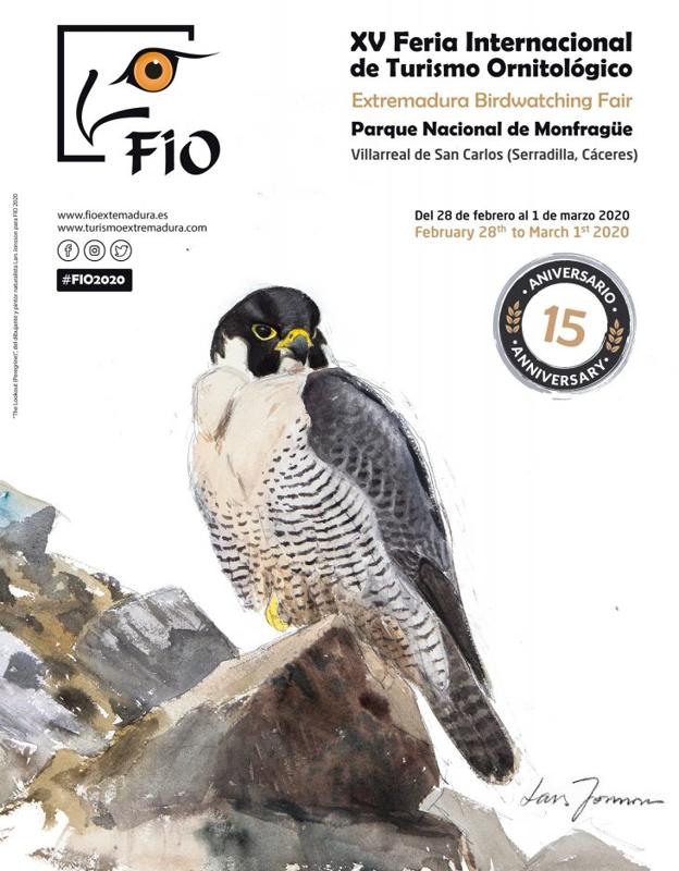 El cartel de la FIO de Monfragüe de 2020 es obra del artista sueco Lars Jonsson