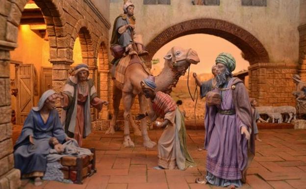 Tintes italianos, recuerdos extremeños y efectos de luces en el Belén del Museo Luis de Morales de Badajoz