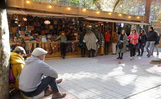 El mercado de Navidad, hasta el 7 de enero en el Paseo de Cánovas