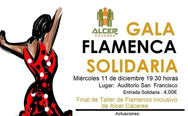 Alcer organiza su gala flamenca solidaria en Cáceres