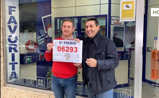 El quinto premio del Sorteo de Navidad también se vendió en Zafra