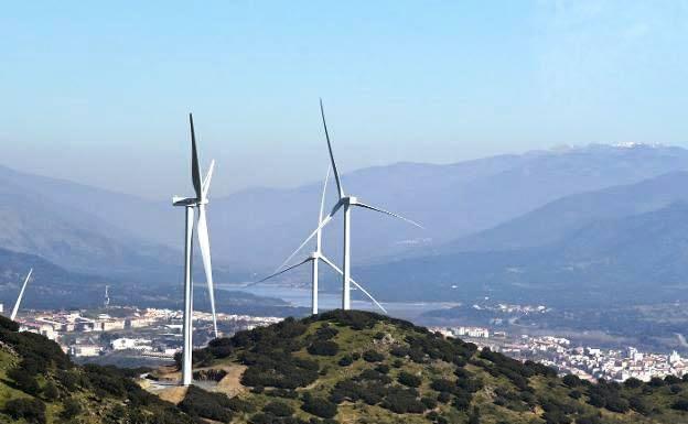 El parque eólico de Plasencia ha producido ya electricidad para 36.400 viviendas