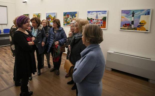 Exposición colectiva de pintura en el Palacio de la Isla de Cáceres