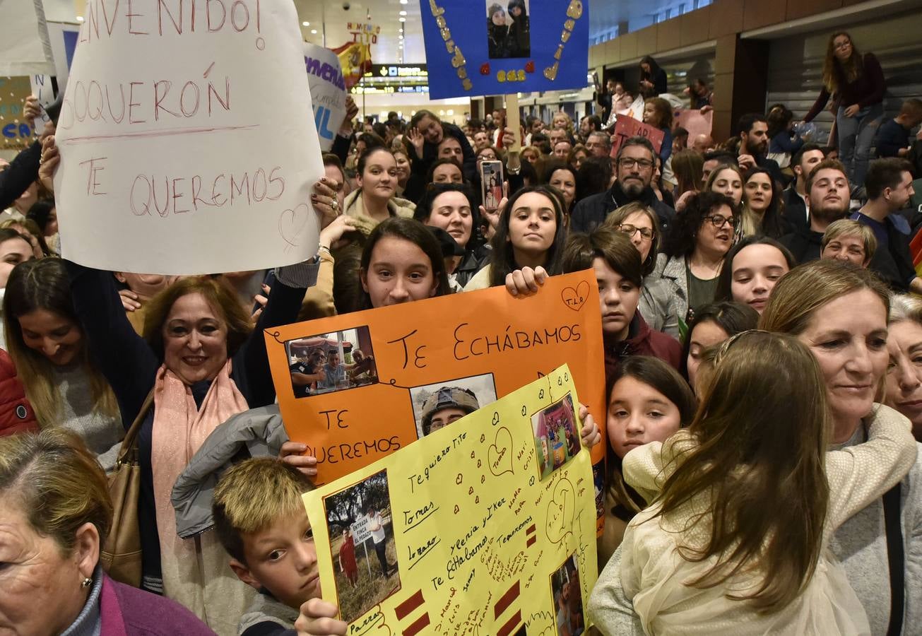 Regresa a Badajoz el primer contingente de militares extremeños desplegados en Letonia