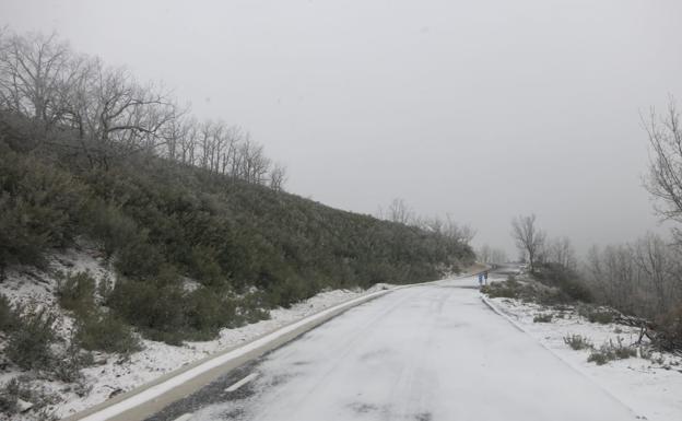 La nieve llega a Extremadura