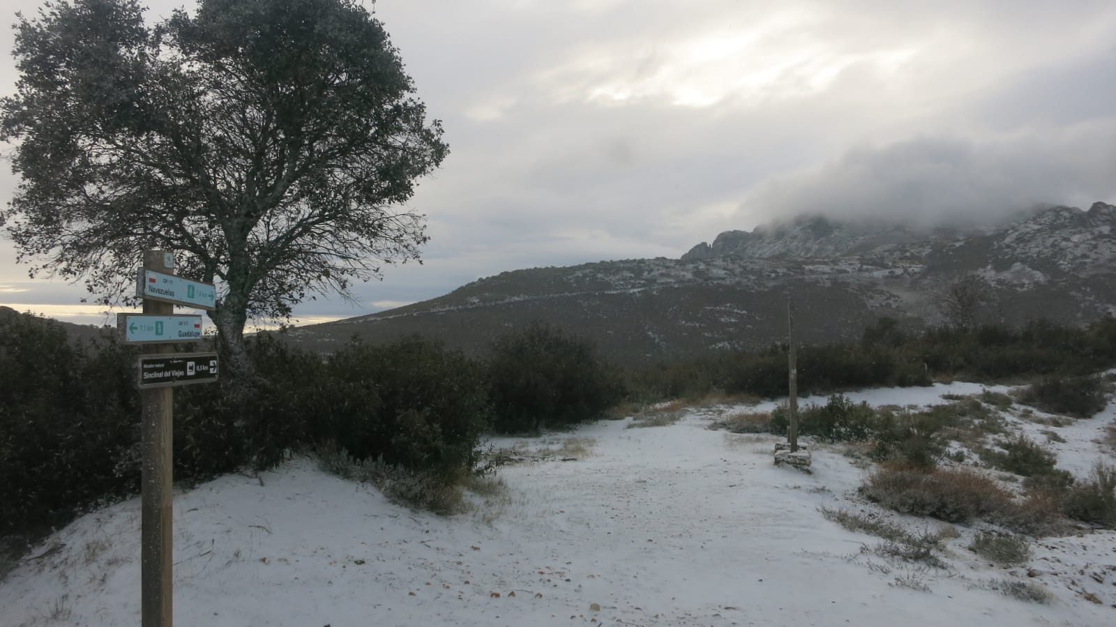 La nieve llega a Extremadura