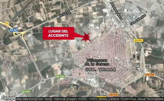 Herido leve un motorista al chocar con un coche en Villanueva