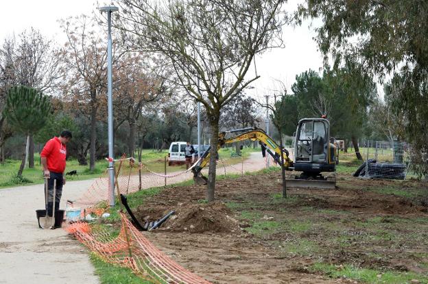 Comienzan los trabajos para mejorar el riego en la Isla de Mérida