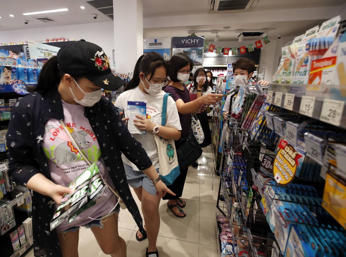 Brote de coronavirus en Tailandia