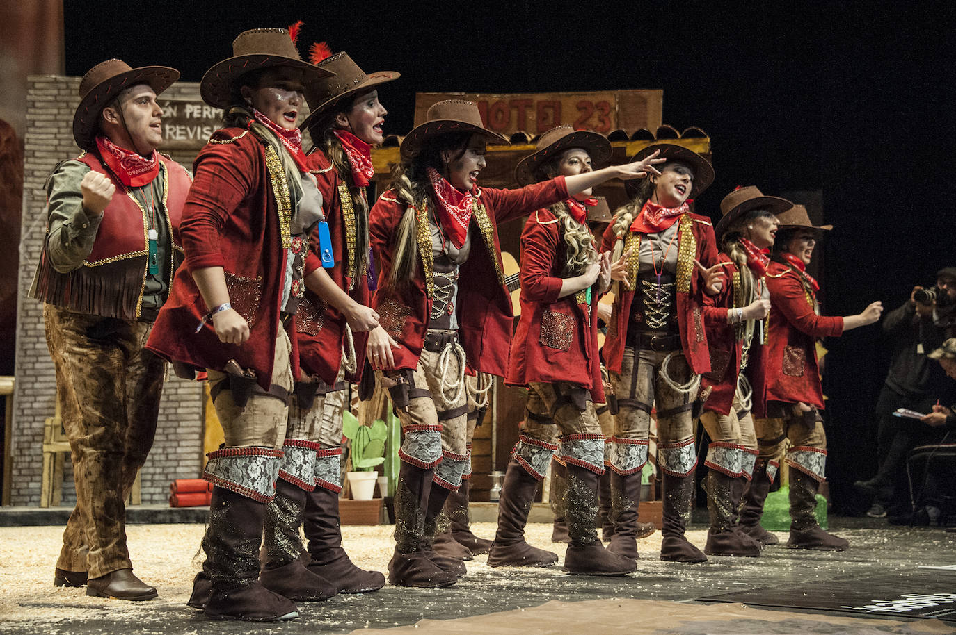 Segunda noche de preliminares del concurso de murgas de Badajoz