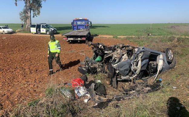 Tercer fallecido, segundo de Hornachos, en el accidente de Calzadilla