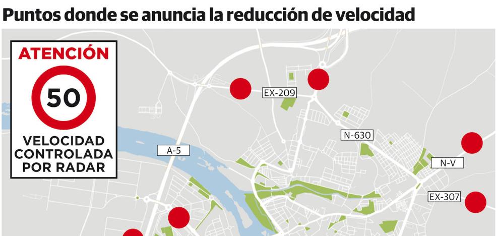 Ocho señales en las entradas de Mérida avisarán de la existencia del radar